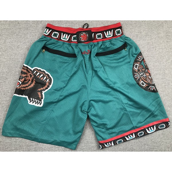 NBA Memphis Grizzlies Herren Pocket Shorts Grün Swingman NBA Memphis Grizzlies Herren Pocket Shorts Grün Swingman